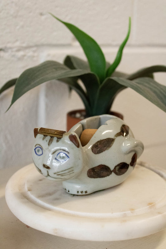 Vtg Cat Tape Dispenser