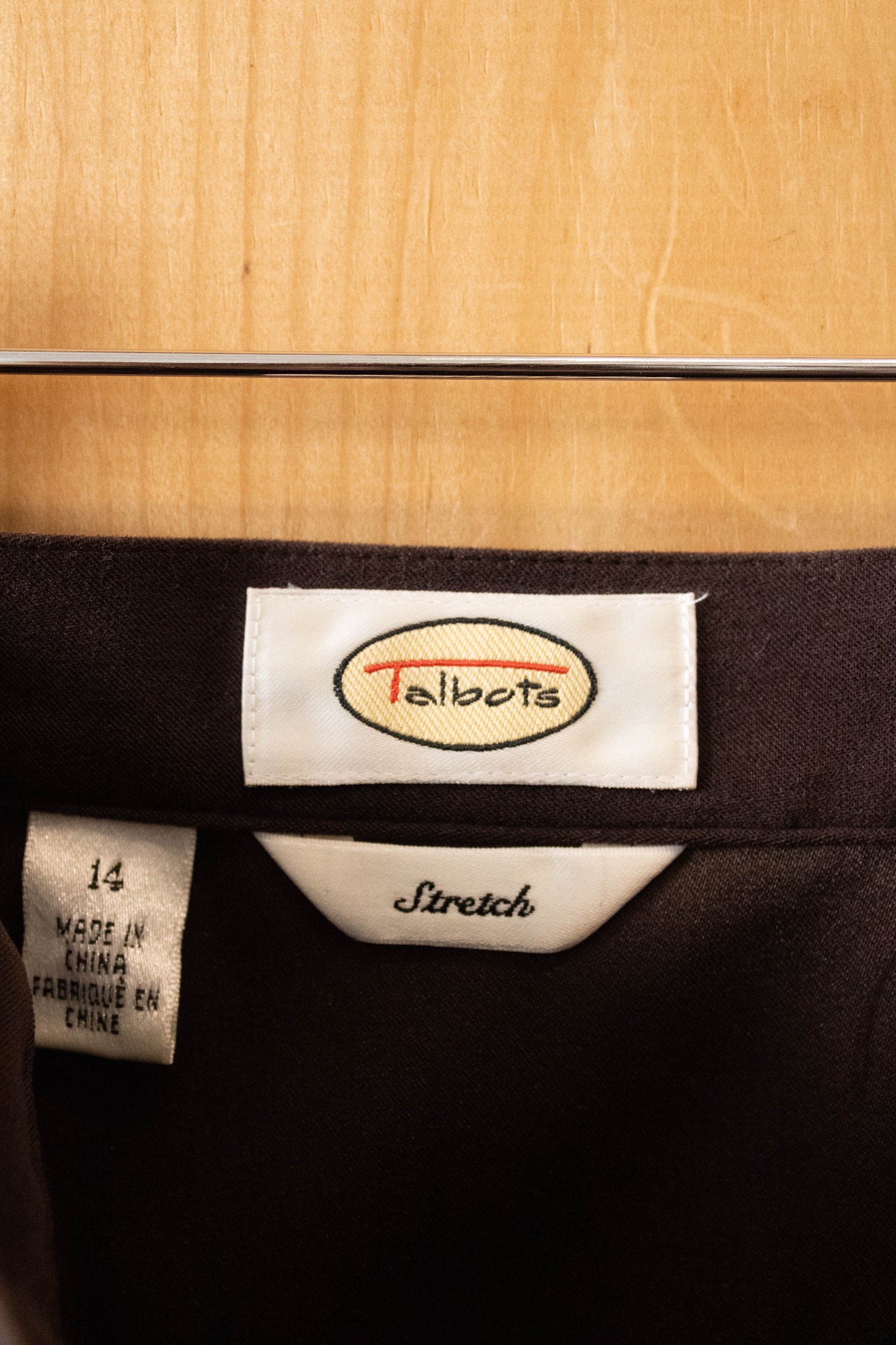 Vtg Brown Skirt : 14