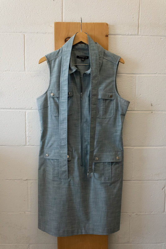 Blue Belted Dress : 16