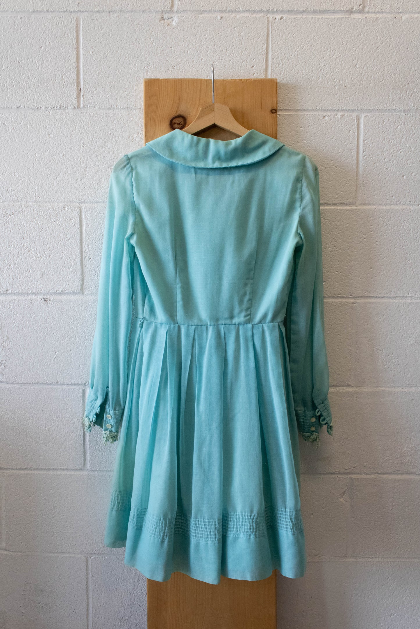 Vtg Blue Priscilla Dress : XS/S