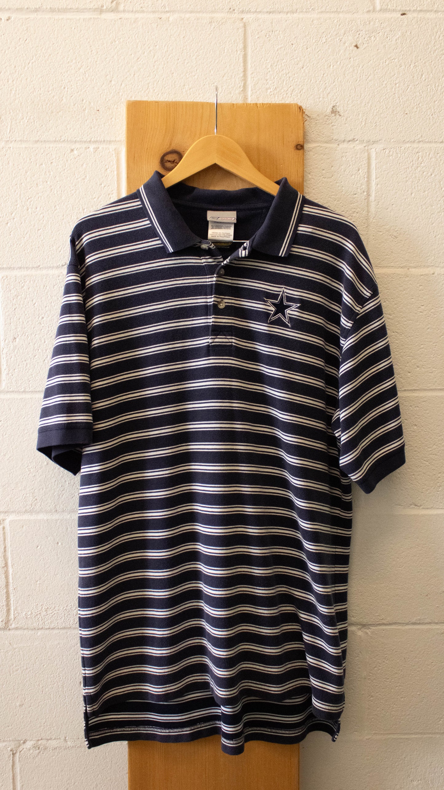 Striped Dallas Cowboys Polo : XL