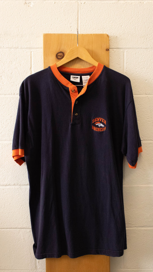 Vtg Denver Broncos Polo : XL