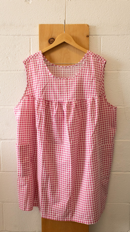 Pink Gingham Dress : XXL