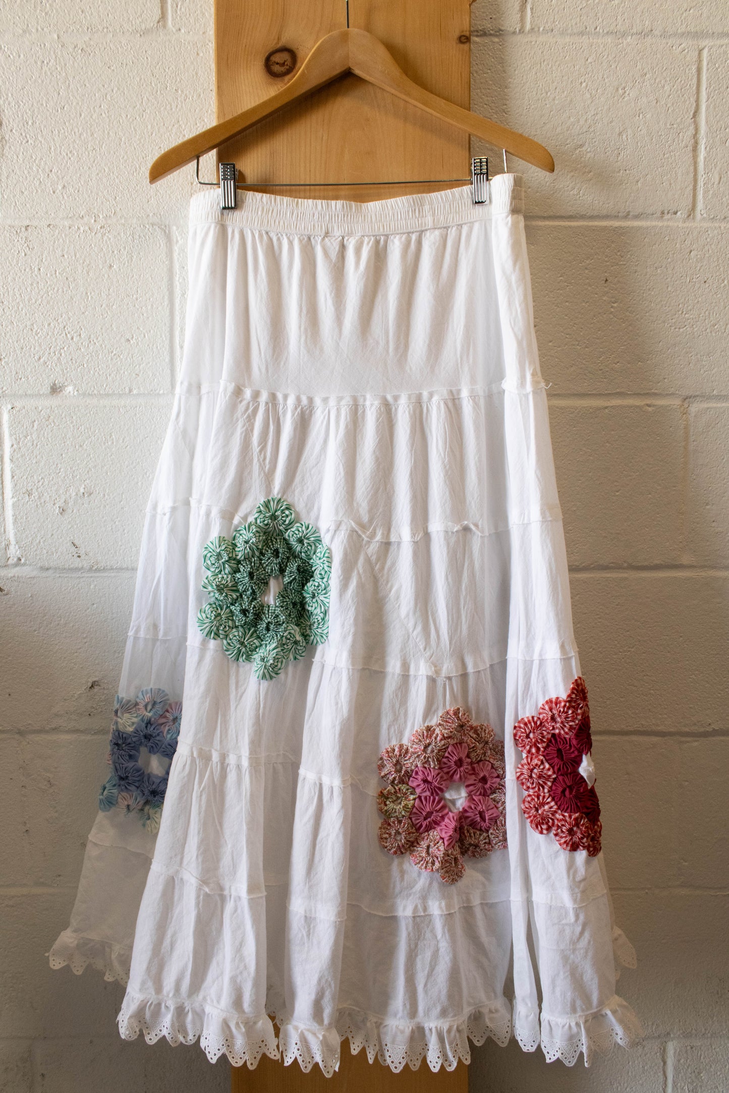 WHSE479 Original White YoYo Skirt : L