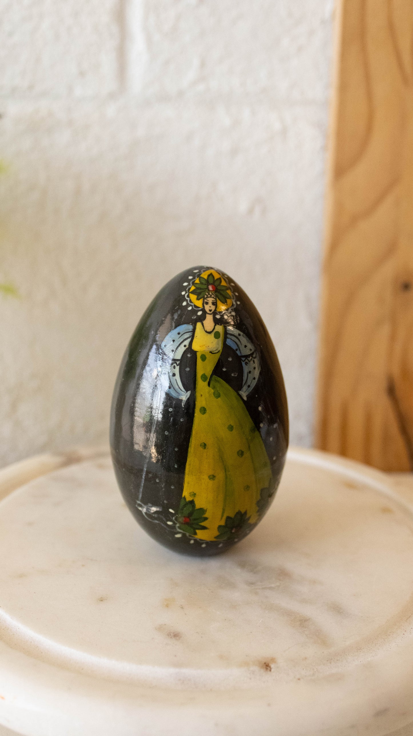 Hand Painted Lacquered Egg