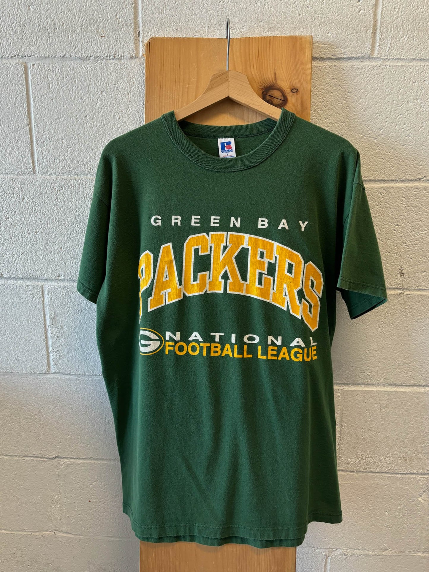 Vtg Green Bay Packers Tee : L