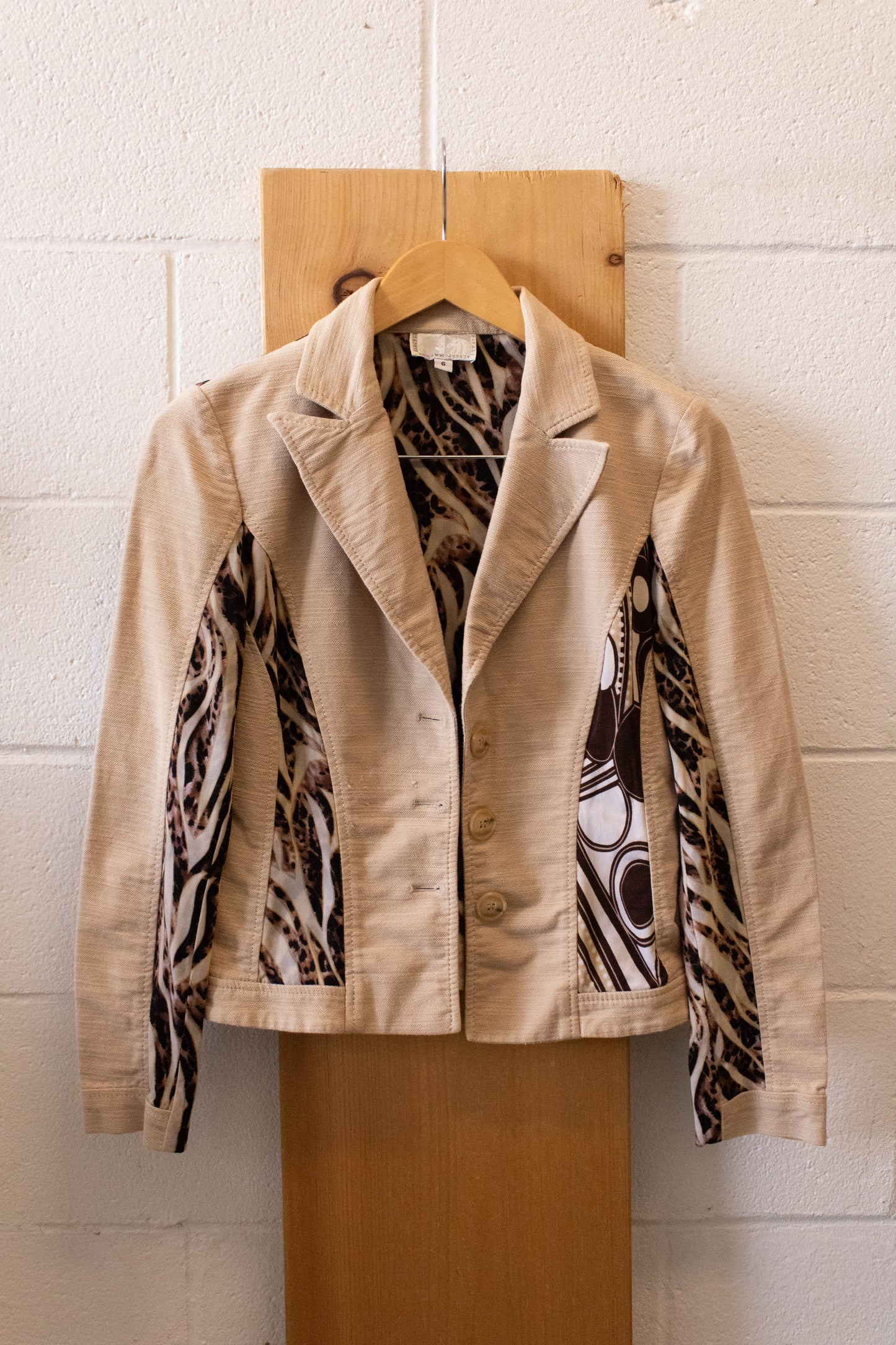 Vtg Brown Printed Jacket : 6