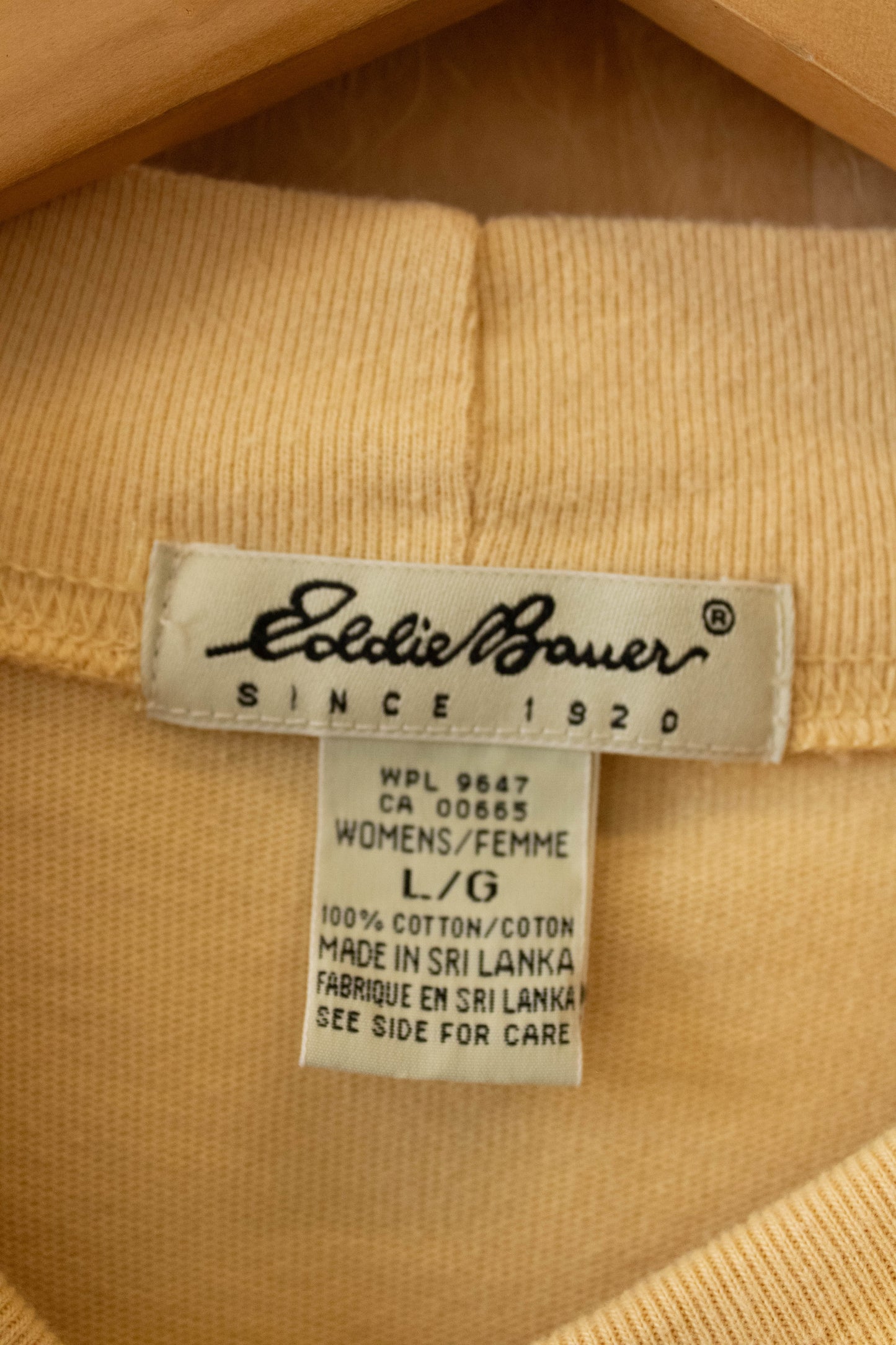 Eddie Bauer Yellow Turtleneck : L