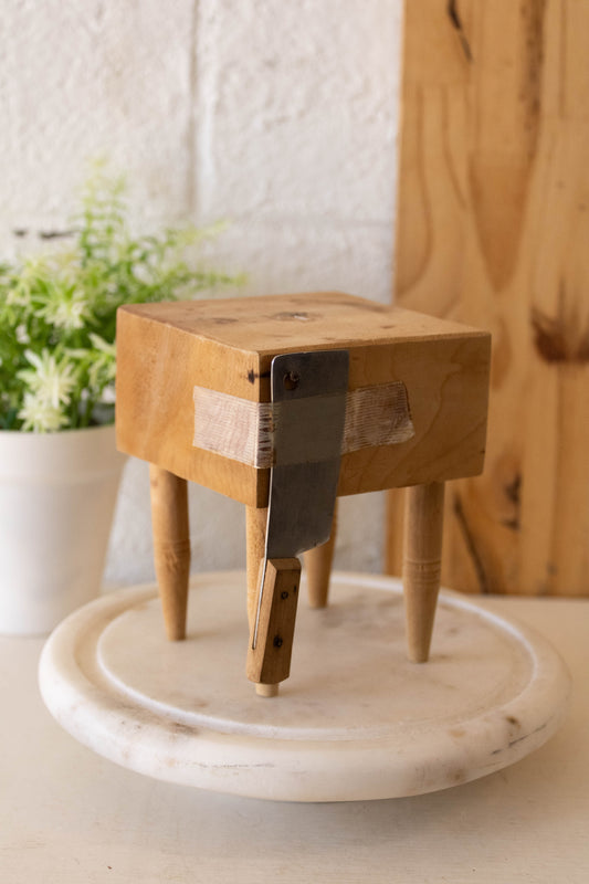 Tiny Chopping Block Table (Local Pick Up Only)