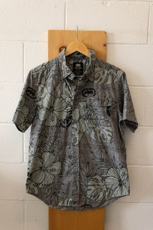 Grey Ecko Button Up : M
