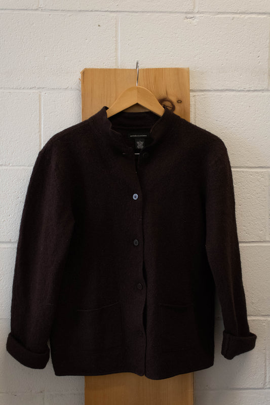 Brown Wool Jacket : L