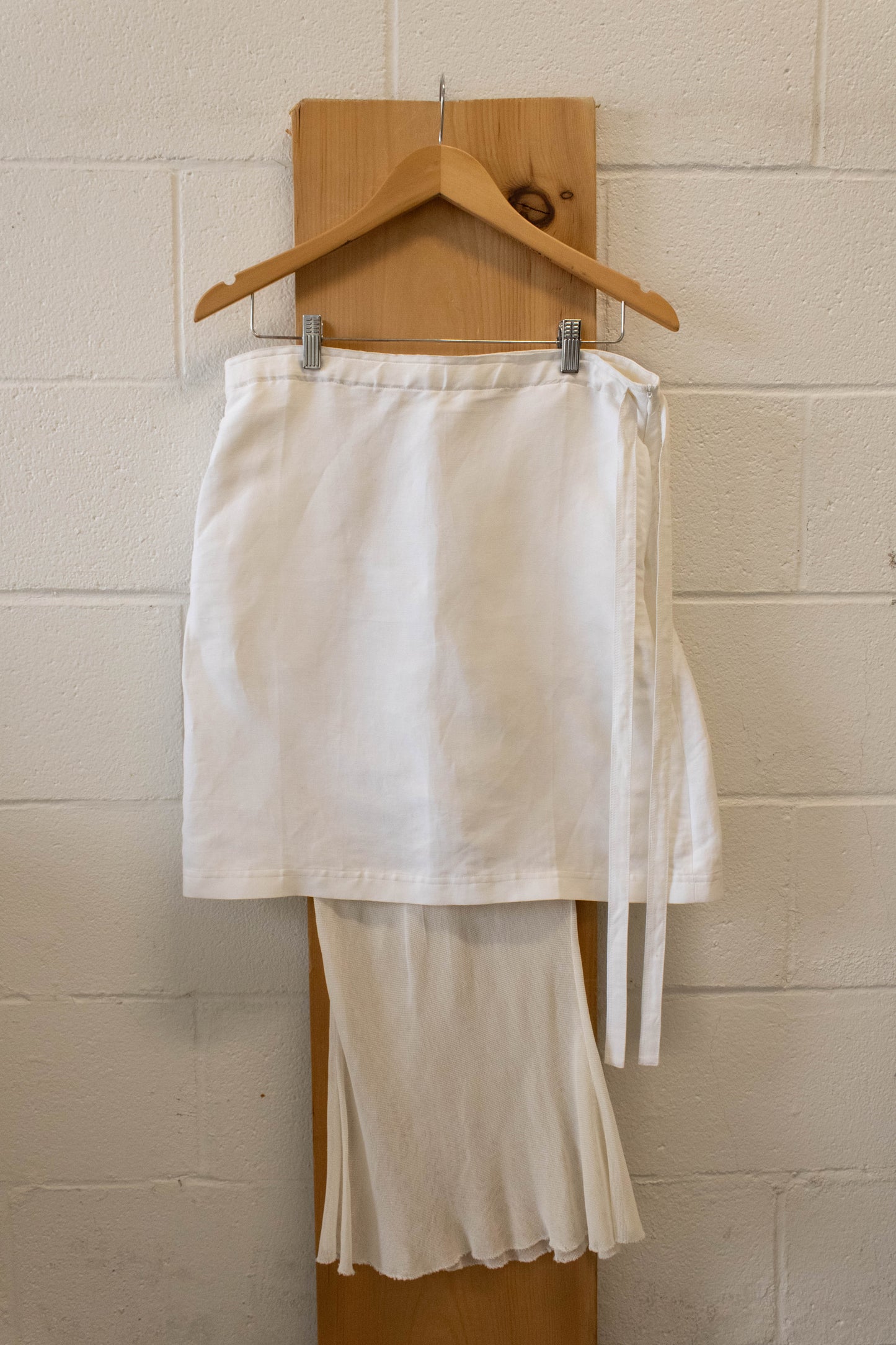 Helmut Lang Linen Mesh Skirt : 2