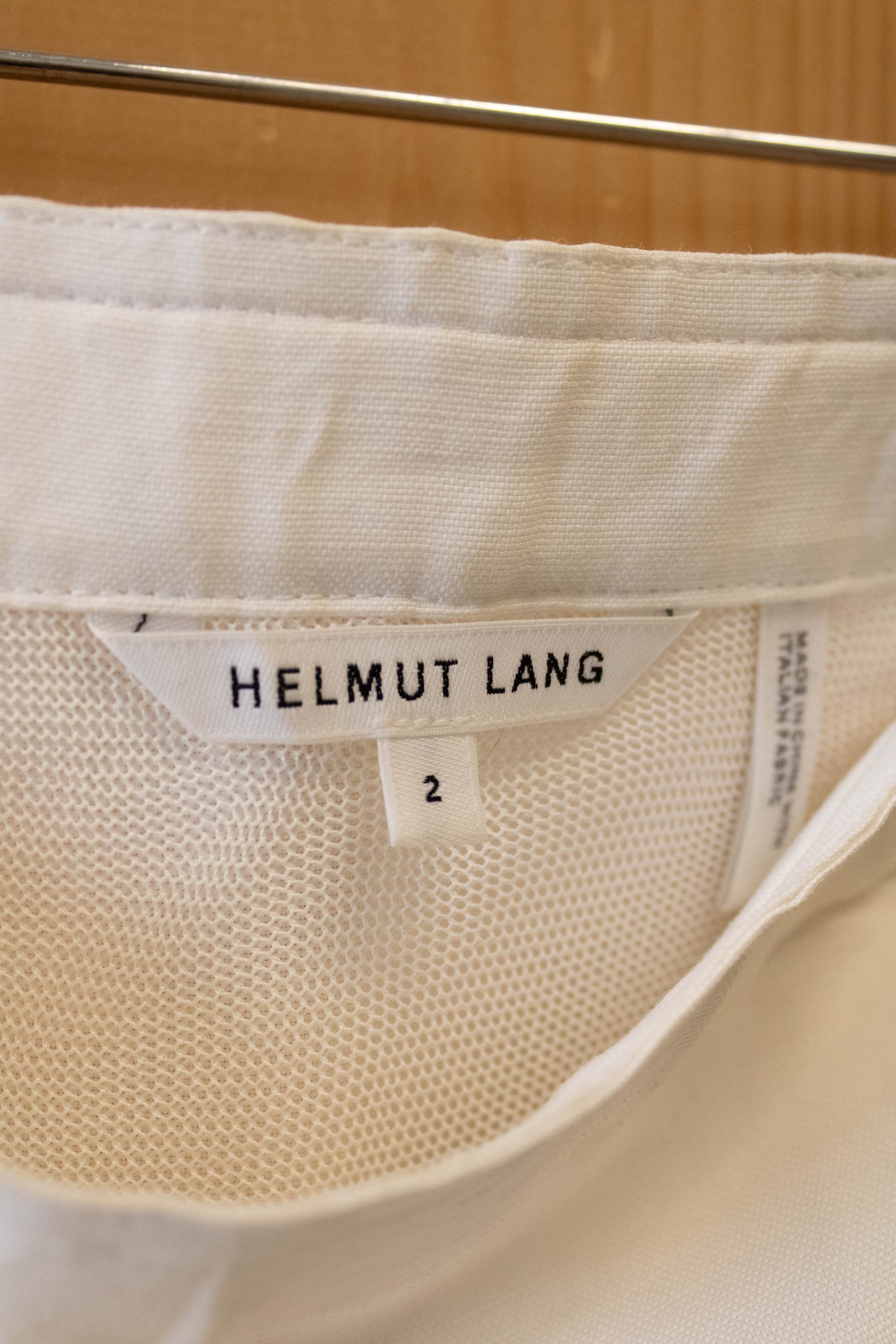 Helmut Lang Linen Mesh Skirt : 2