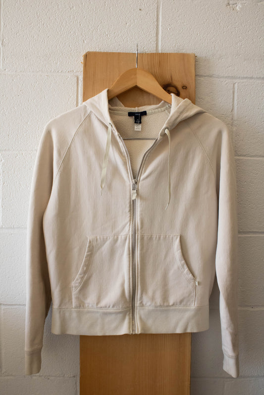 GAP Cream Zip Up Hoodie : M