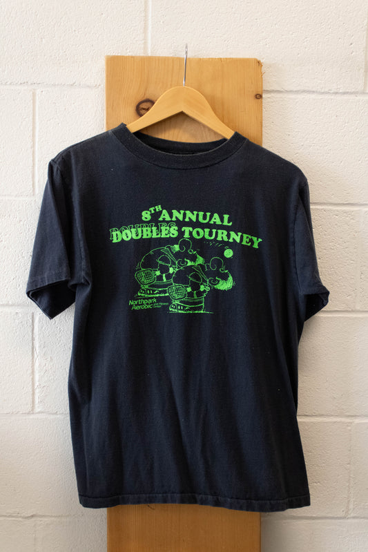 Vtg 8th Annual Doubles Tourney Tee : L