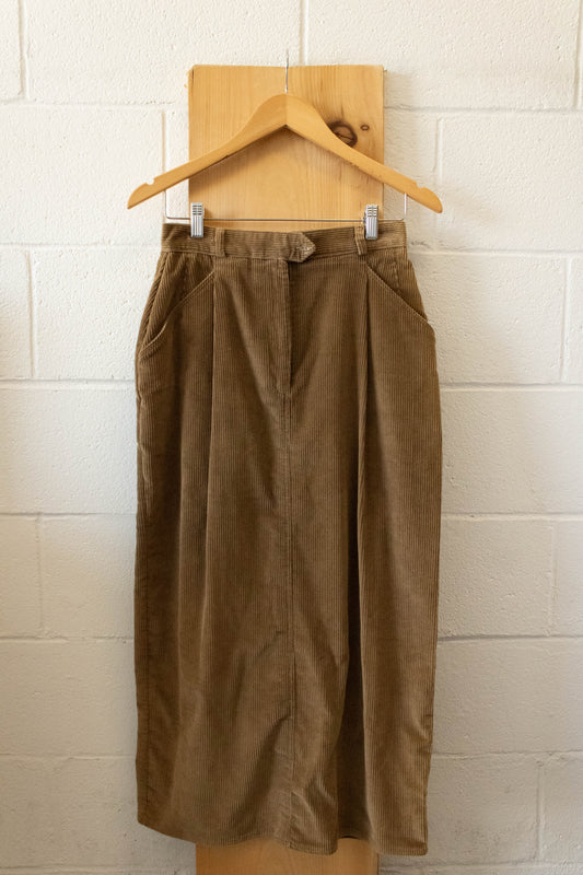 Vtg Corduroy Skirt : 10