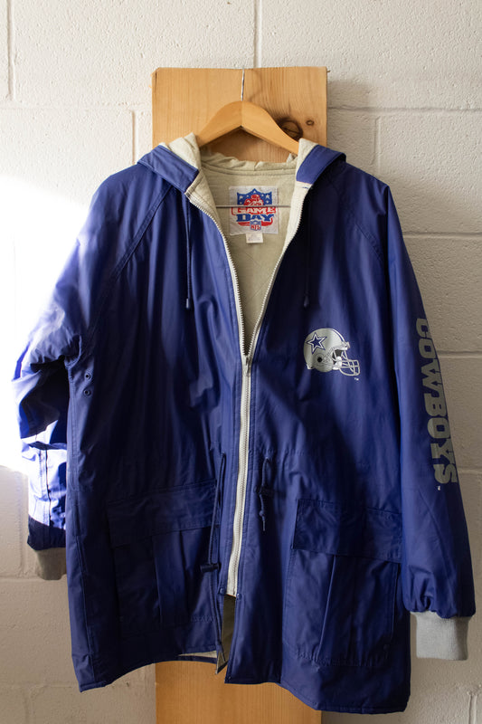 Dallas Cowboys Rain Jacket : L