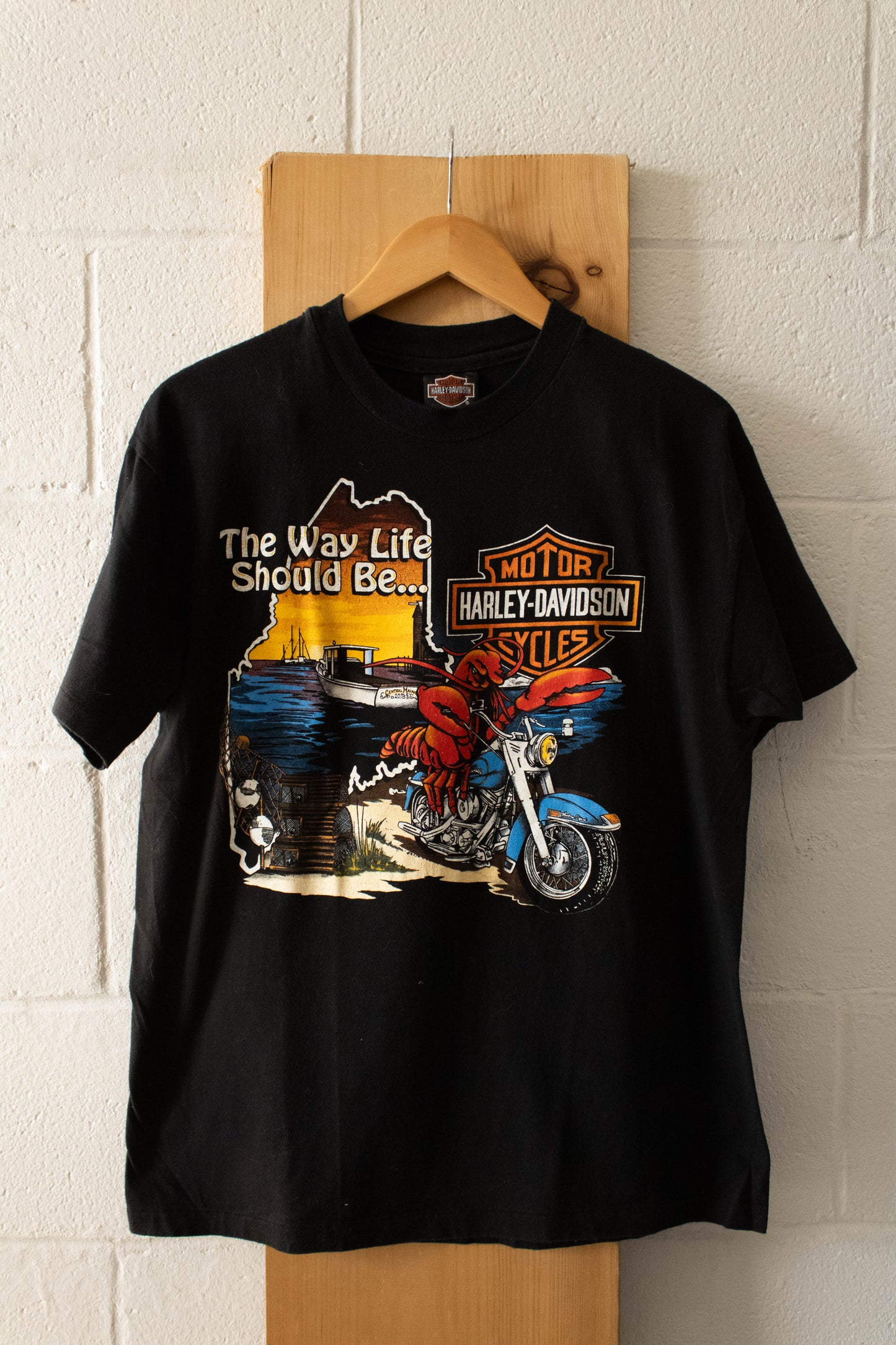 Bangor Maine Harley Tee : L