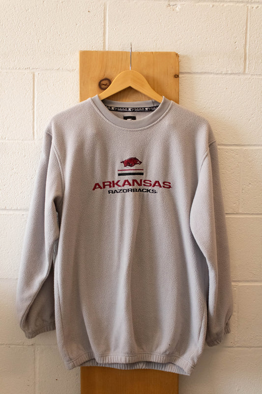 Grey Arkansas Razorbacks Crew : M