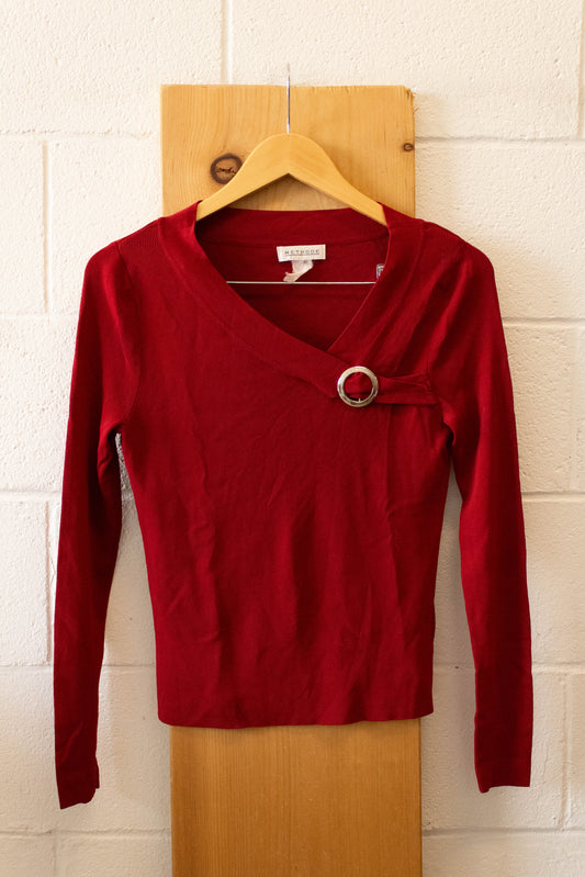 Vtg Red Top : S