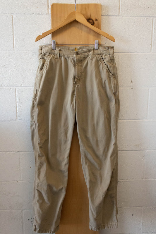 Khaki Carhartt Pants : 34