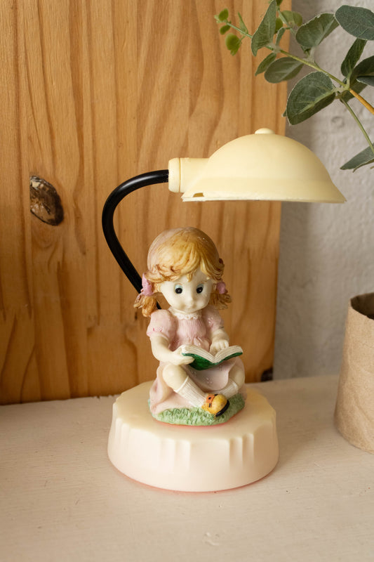 Vtg Reading Girl Lamp (Local Pick Up Only)