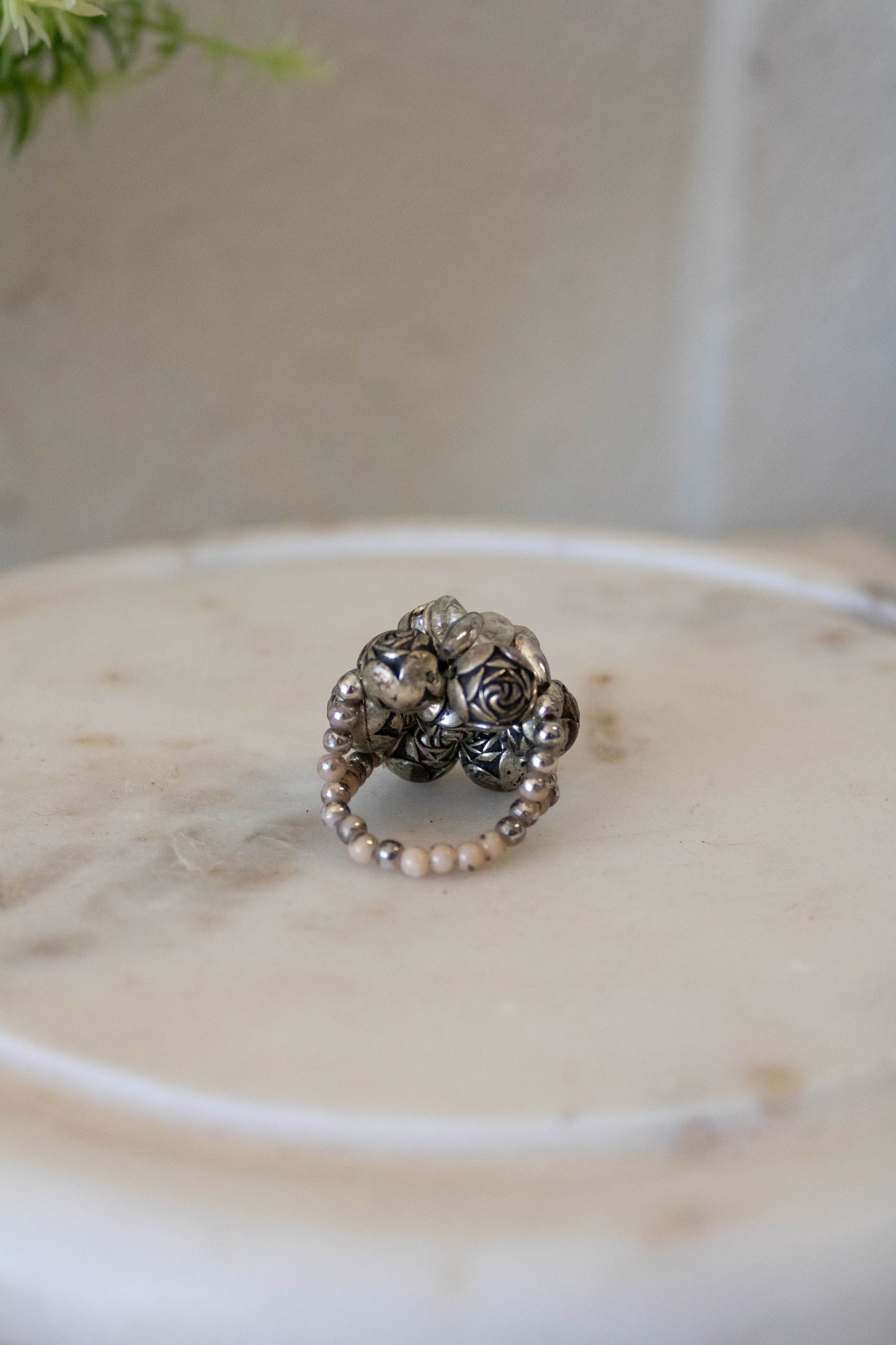 Unique Beaded Ring : 5