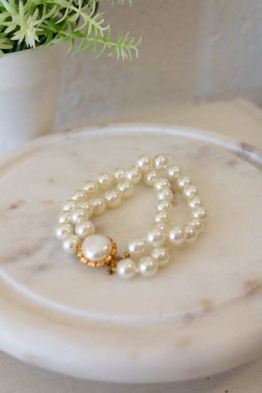 Faux Pearl Bracelet