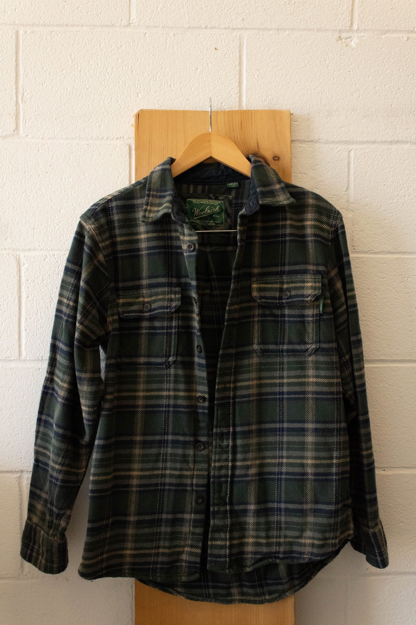 Woolrich Green Flannel : S