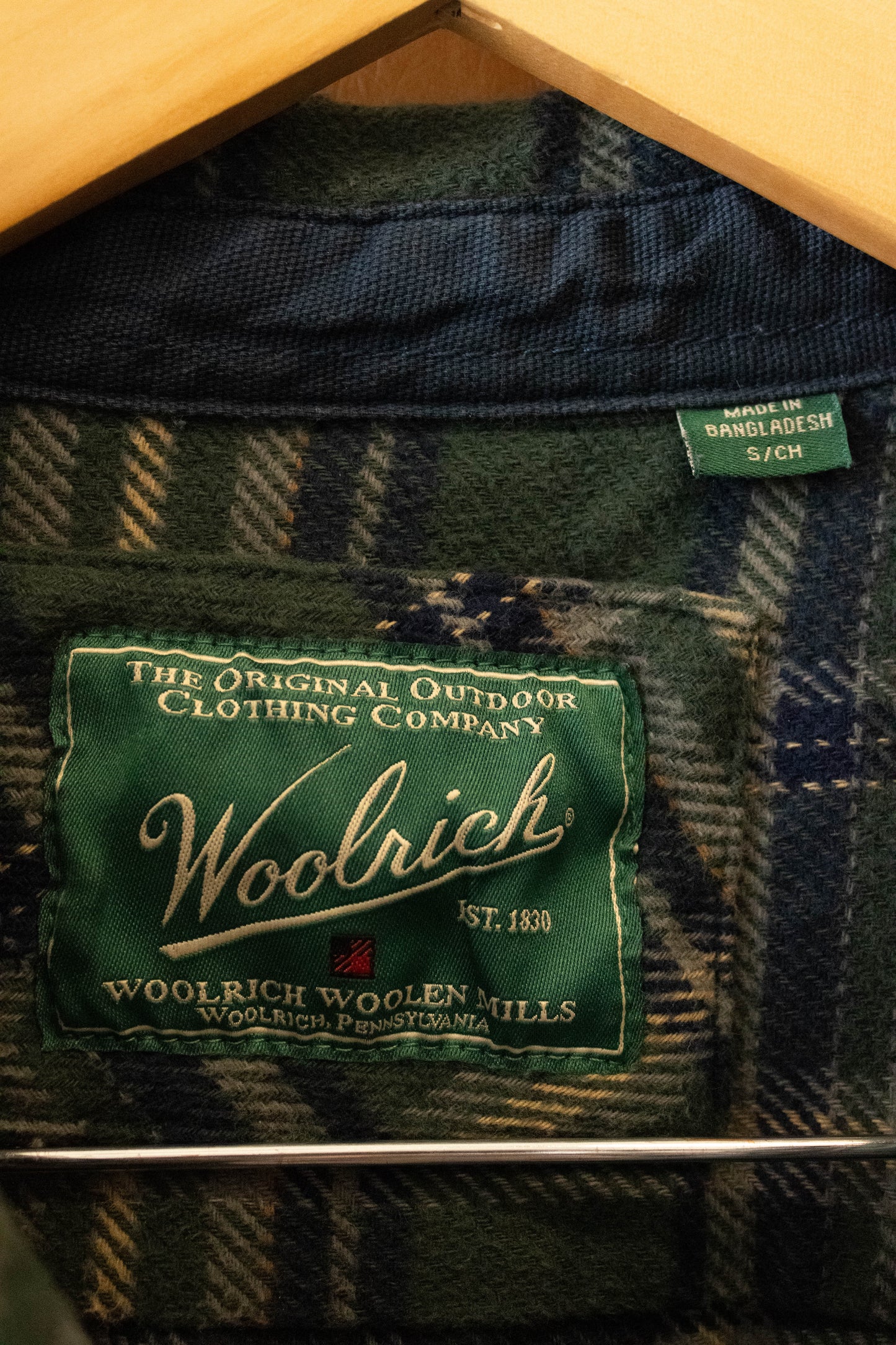 Woolrich Green Flannel : S