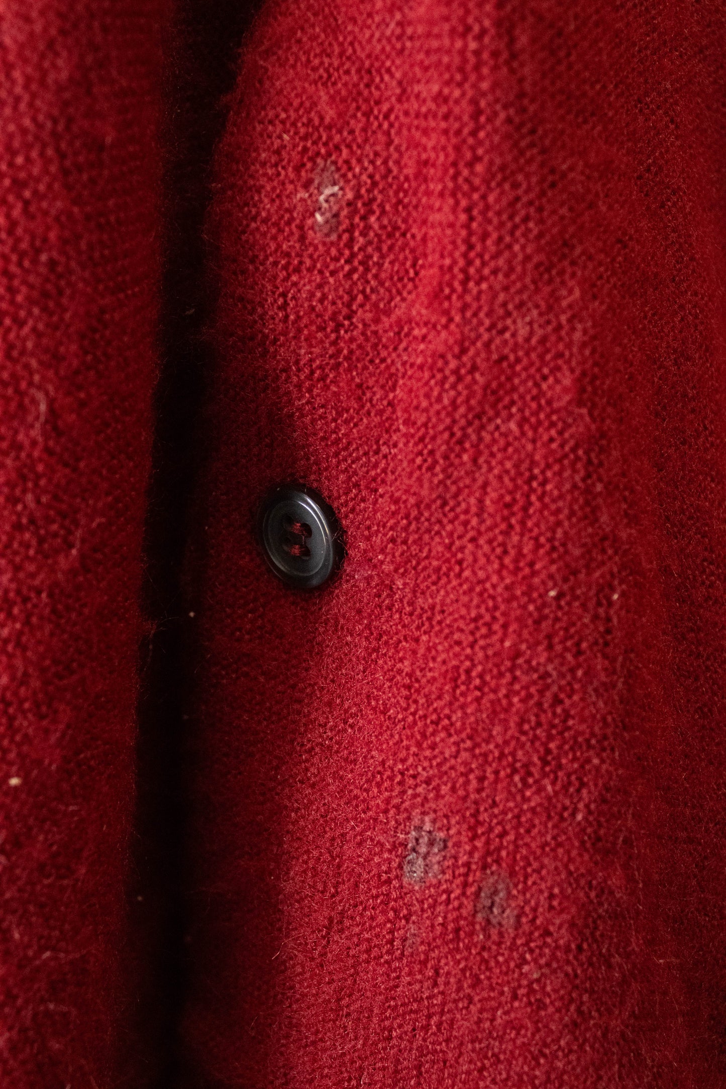 Vtg Izod Red Cardigan : L