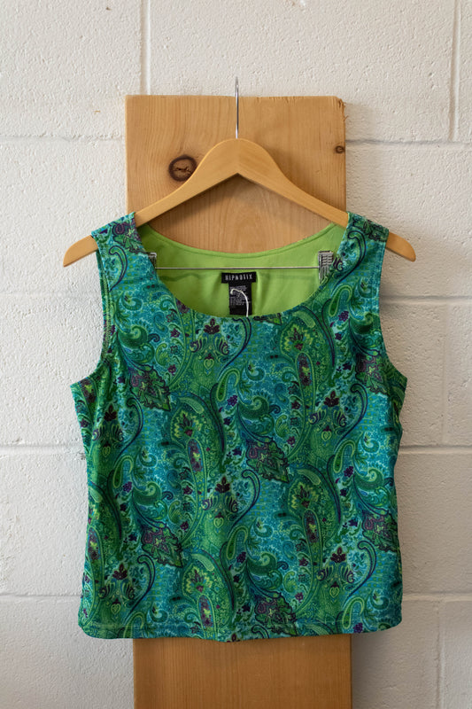 Green Paisley Tank : 8