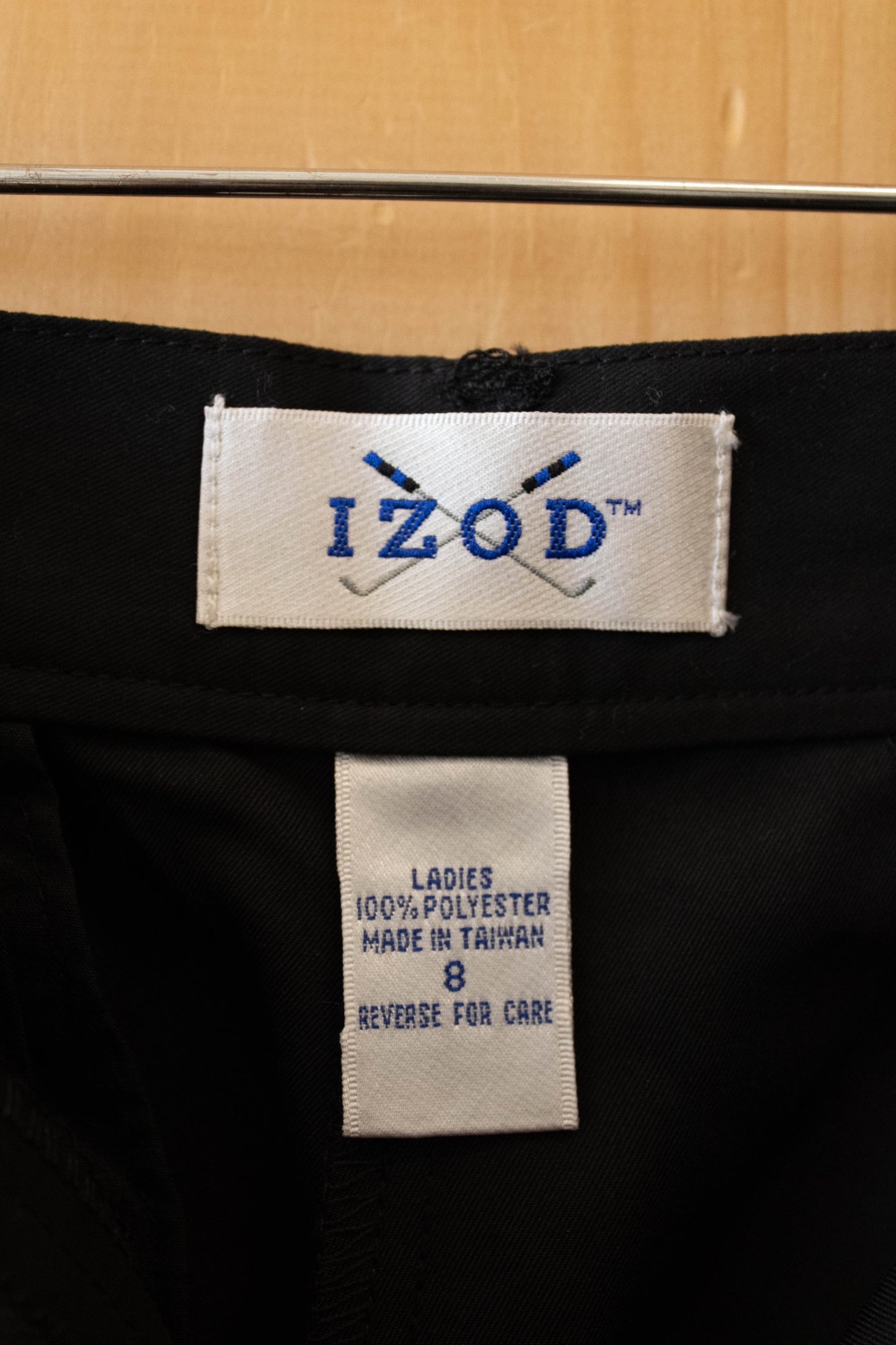 Izod Black Pleated Shorts : 8