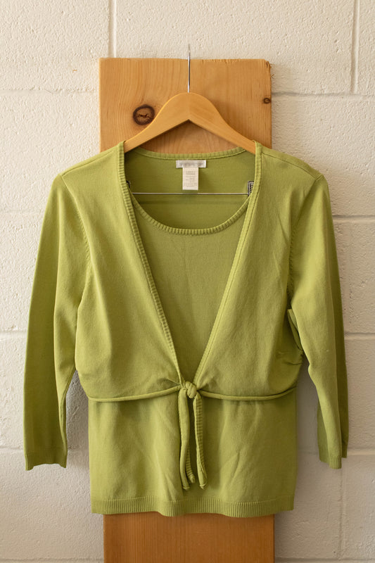 Vtg Lime Green Top : L