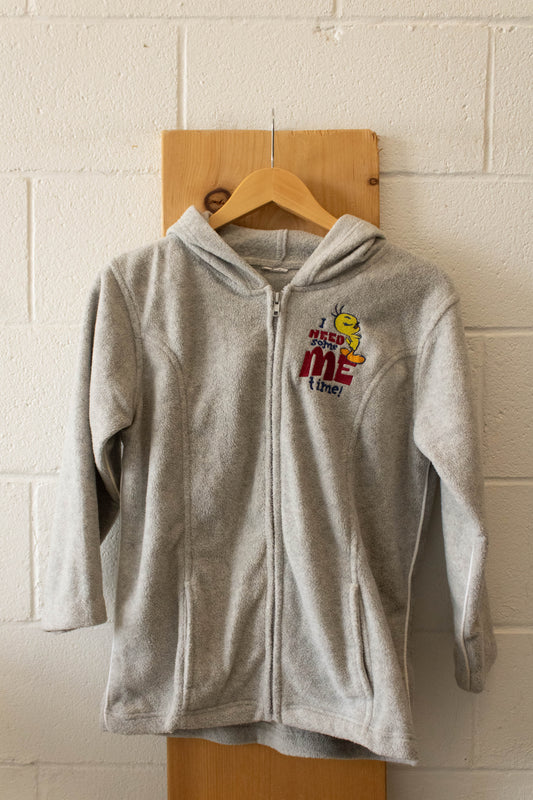 Vtg Grey Tweety Zip Up Hoodie : S
