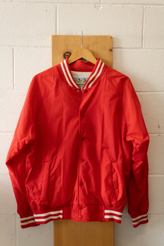 Vtg Red Windbreaker : XL