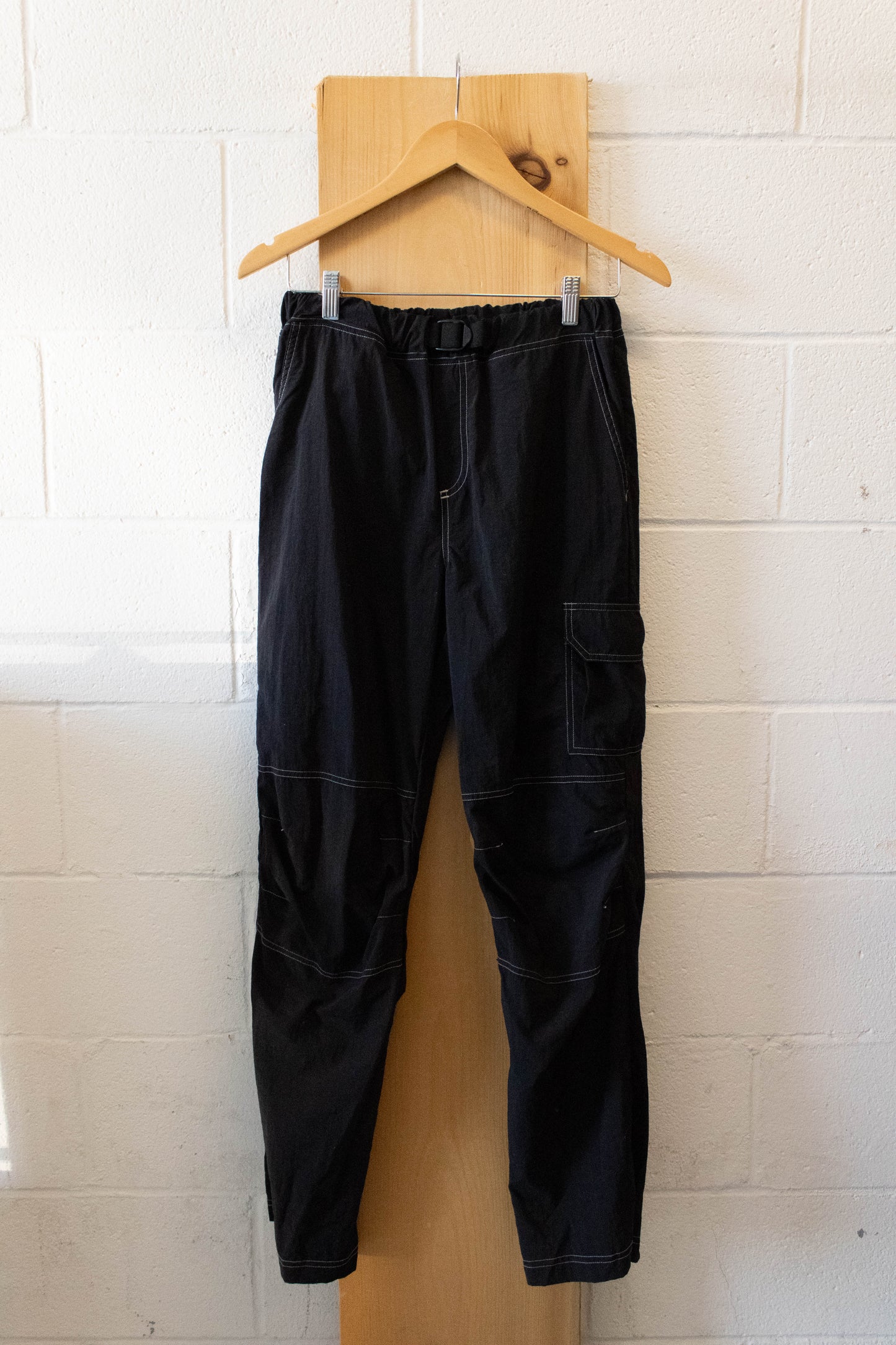 Vtg Black Cargo Pants : M