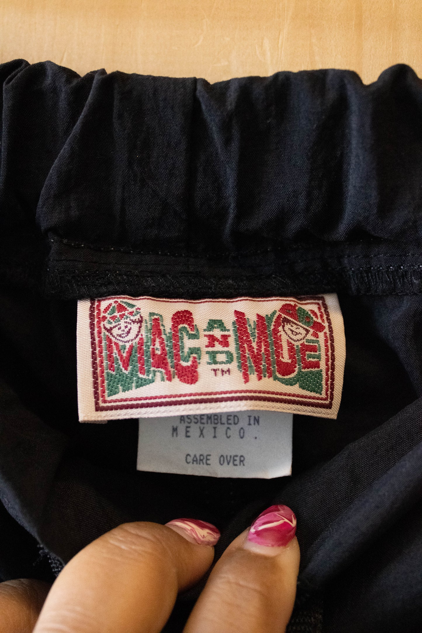 Vtg Black Cargo Pants : M