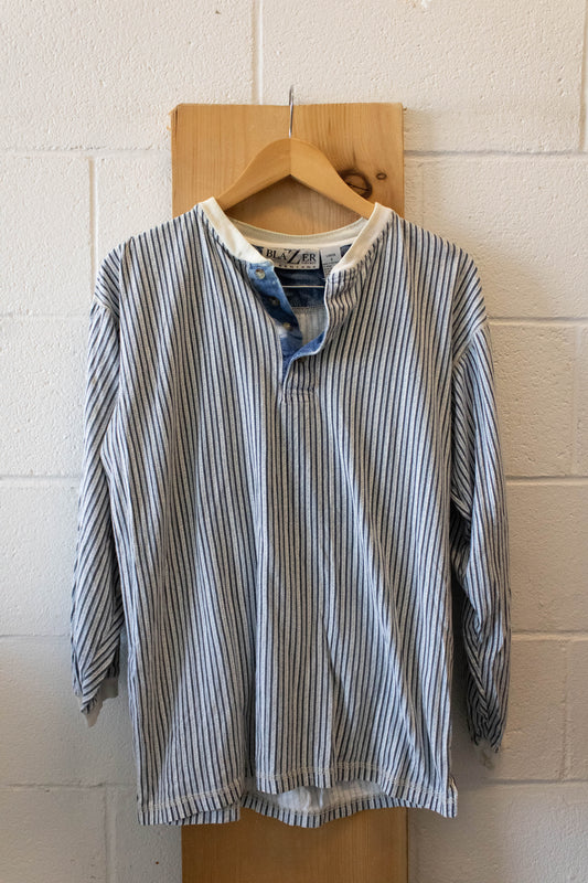 Vtg Striped Henley : 6