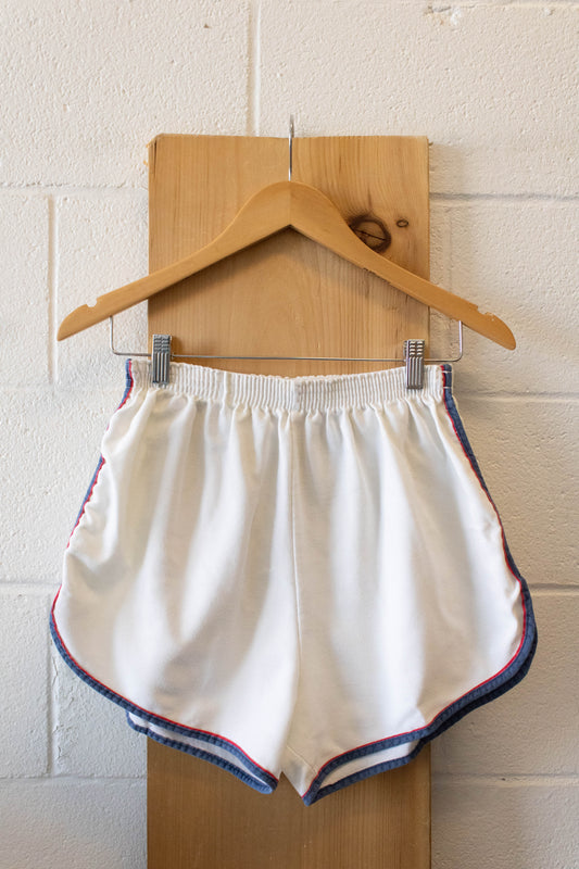 Vtg White Tennis Shorts : XL