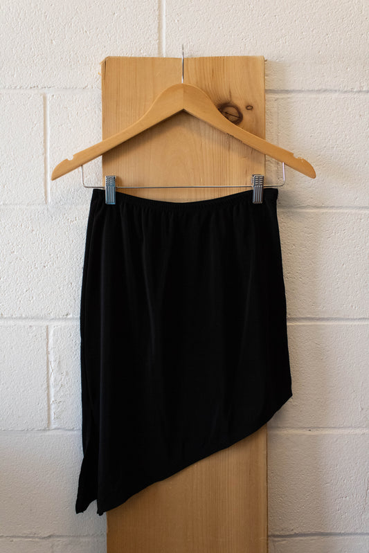 Asymmetrical Black Skirt : L