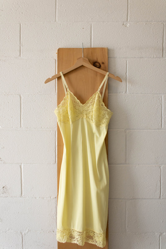 Pale Yellow Slip Dress : 32A