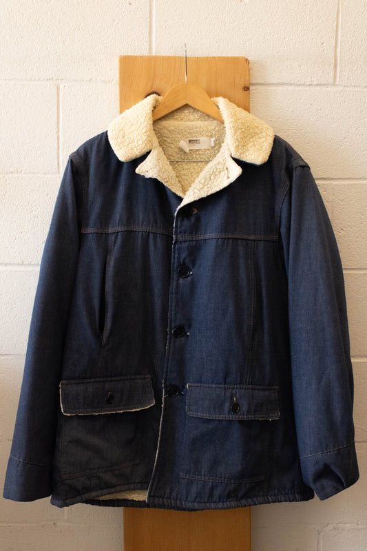 Vtg Sherpa Lined Jacket : 46L
