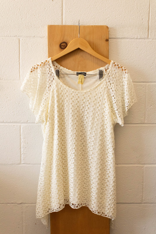 Vtg Knitted Top : XL