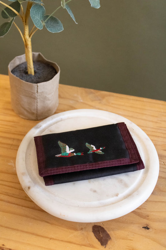 Vtg Flying Geese Wallet