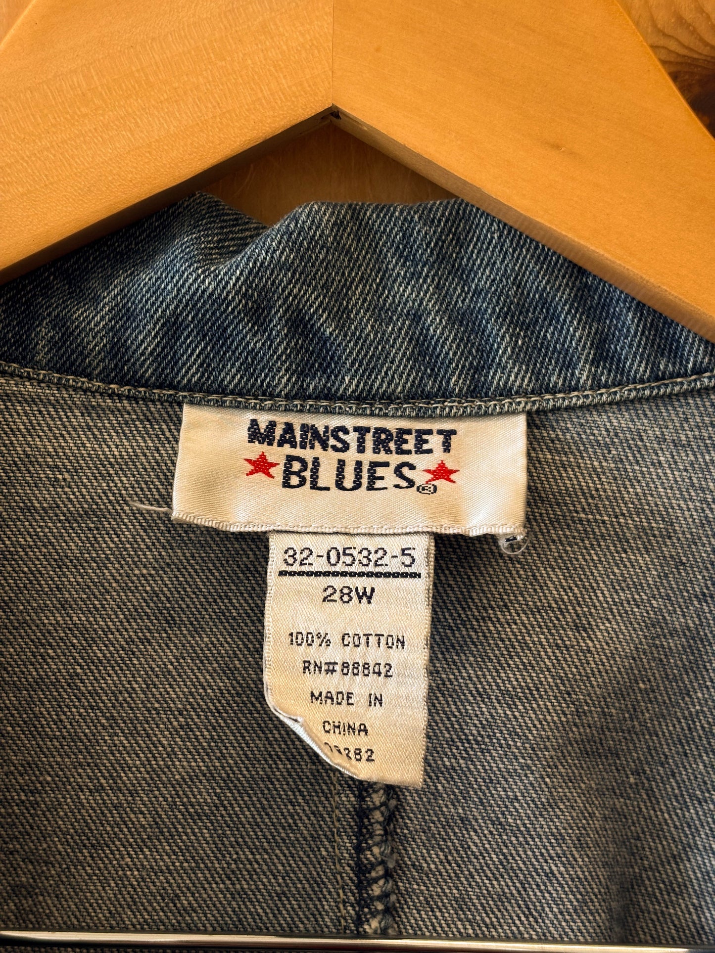 Vtg Denim Chore Jacket : 26W