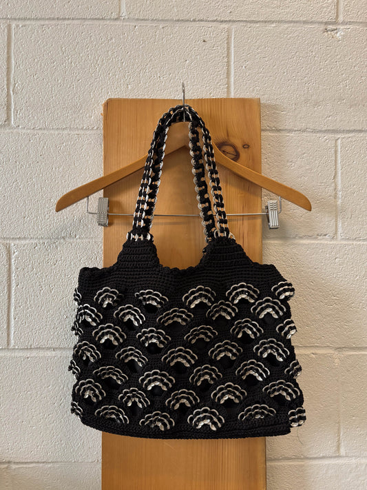 Black Bottle Cap Bag