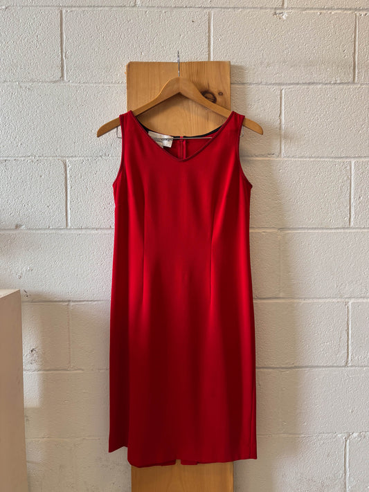 Vtg Red Dress : 4