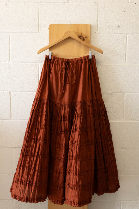 Rust Orange Skirt : 14/16