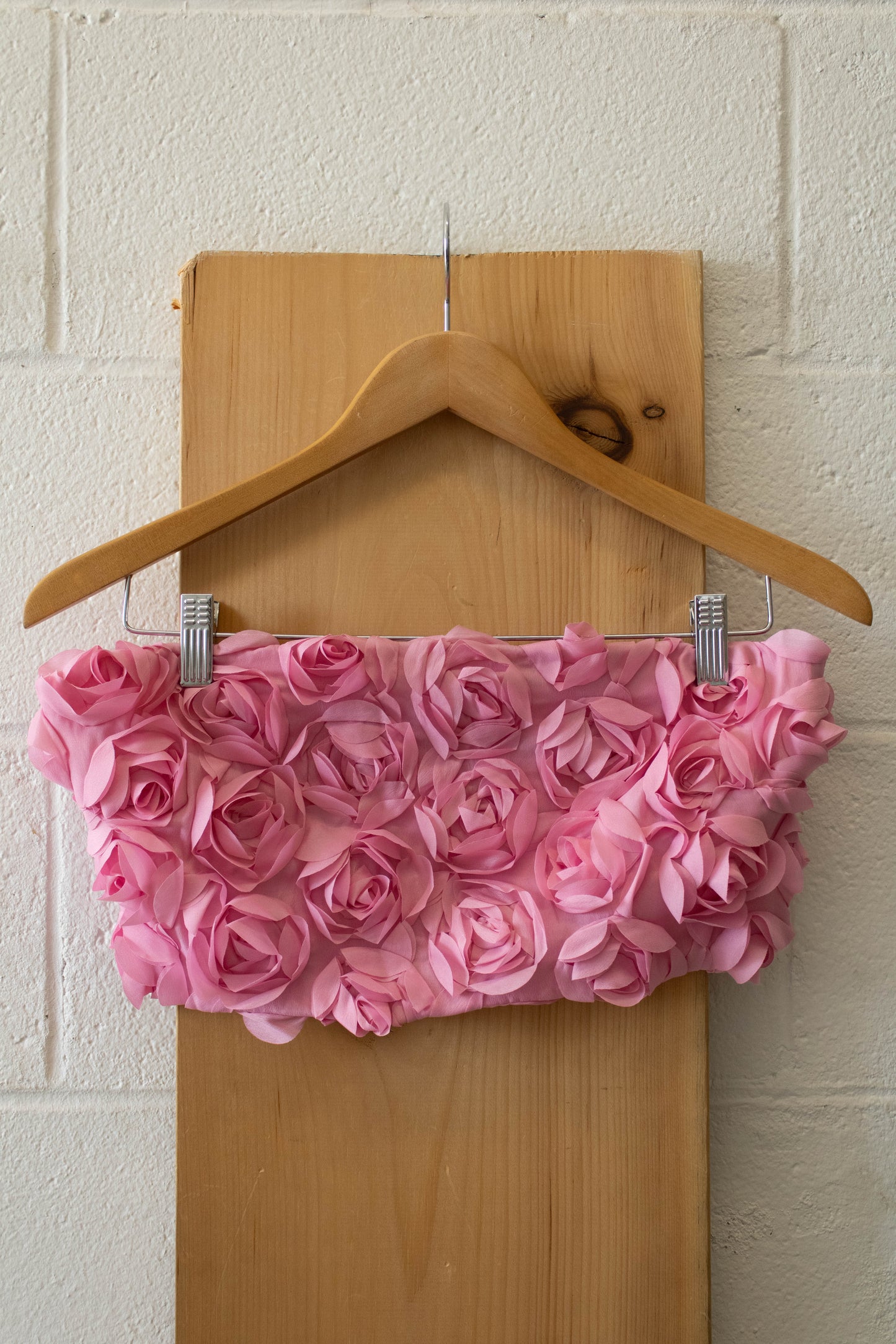 Pink Rose Tube Top : L